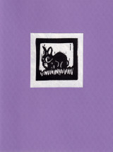 Bunny Card - Purple